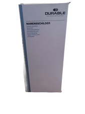 Durable Tischnamensschild 105/210x297 mm, Tischaufsteller transparent