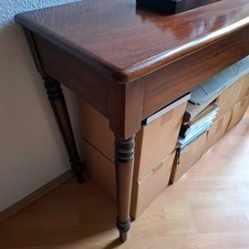 Antiker Beistelltisch Konsole Sideboard Mahagoni England 19. Jh. 118x44x74 cm