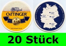 20 Stück Bierdeckel Oettinger