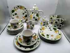 Villeroy & Boch Geranium 21teiliges Kaffeeservice komplett für 6 Personen