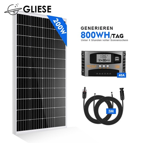 200w solarpanel kit - 200w,