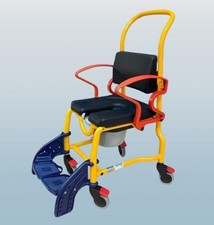 Rebotec Augsburg 4" Kinder Toiletten- und Duschrollstuhl • SB 40 cm