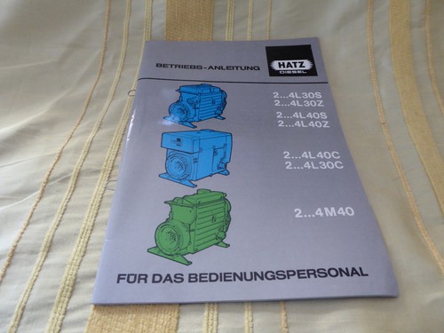 Betriebsanleitung den hatz - betriebsanleitung,