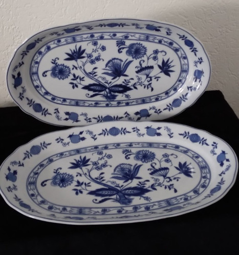 Fleischplatte zwiebelmuster - fleischplatte,
