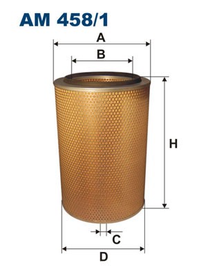 Filtron 458 air filter - 458/1,