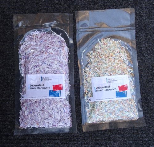 Tüten euro schreddergeld - tüten,