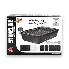 STONELINE Ofen Set 7-teilig Backofenset Backform Kastenform Muffinform Kuchen