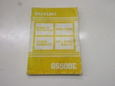 Handbuch Fahrerhandbuch Suzuki GS 500 E 99011-01D53-022 Owner´s Manual handbok