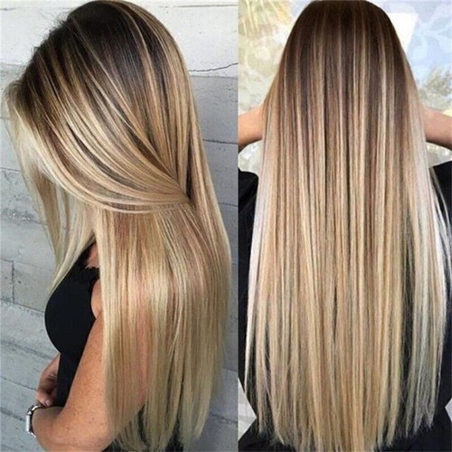 70cm damen gerade blonde - 70cm,