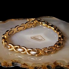 Armband Edelstahl golden