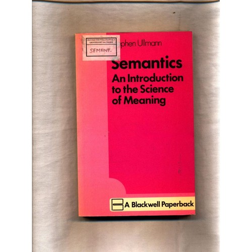 Semantics introduction to - semantics:, an