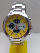 Fossil Blue Speedway CH-2403 Chronograph Herrenuhr Sport Edelstahl Quarz, 