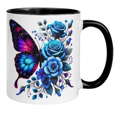 Tasse | Schmetterling & Rosen