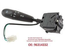 LENKSTOCKSCHALTER KOMBISCHALTER BLINKERSCHALTER FÜR DAEWOO MATIZ 1 I 96314332