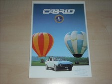 63166) Fiat Ritmo Bertone Cabrio Prospekt 03/1982