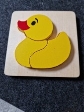 Puzzle Holz Kinder Ente 3 Teile