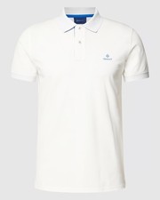 Gant Piqué Poloshirt Herren offwhite blau versch. Größen NEU OVP