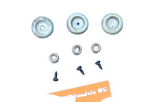 VW T4 Druckknöpfe Druckknopf Gardinenknopf 3tlg ORIGINAL perlgrau Y20 24,99 Euro