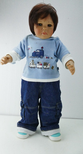 68cm puppe junge kelvin - 68cm,
