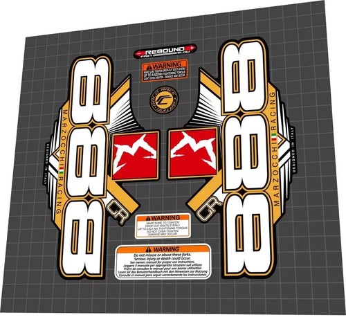 2014 marzocchi 888 - 888, decal