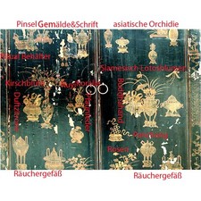 chinesische antik Schrank massivholz Kleiderschrank Hochzeitsschrank schwarz