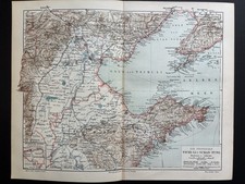 alte historische Landkarte