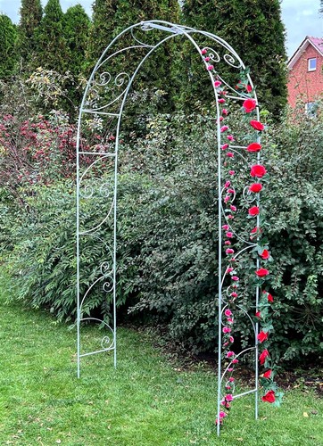 Rosenbogen metall verzinkt - rosenbogen,