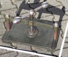 buch druck spindel presse alt