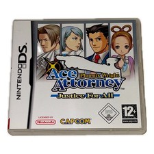 Ace Attorney Justice For All Nintendo DS Spiel Objection Anwalt ohne Anleitung