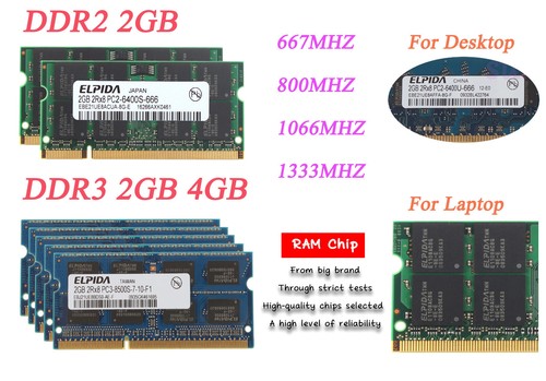 Elpida ddr2 ram gb 2gb - elpida,