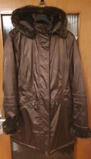 Wellensteyn Darling Parka Wintermantel L goldbraun Kapuze