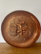 Kupferteller Wandteller antik