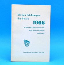 DDR Mit den Erfahrungen der Besten in jeder LPG ... | Landwirtschaftsverlag 1965