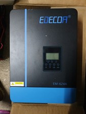 EDECOA Wechselrichter 48v  6KW Hybrid Inverter EM624A MPPT defekt