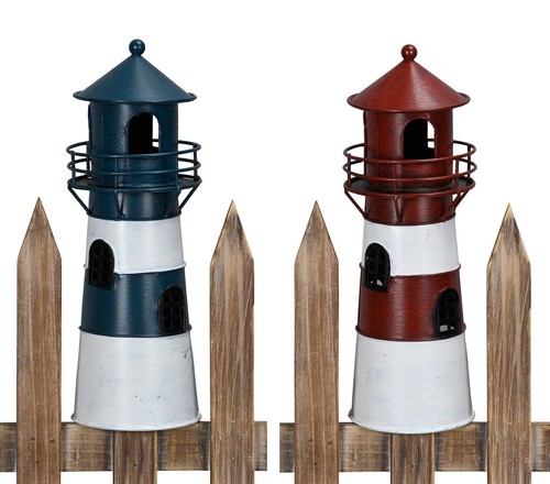 Maritime zaunfigur leuchtturm - maritime,