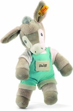 STEIFF®  238598 Issy Esel 28 bunt Junge NEU unbespielt RARITÄT