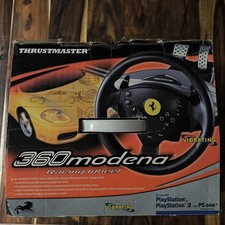 Thrustmaster 360 Modena Lenkrad und Pedale für PS2/PS1, Ferrari 