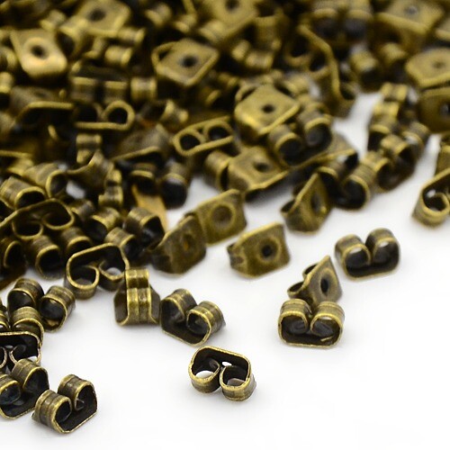 100 ohrmutter 5mm verschluss - 100,