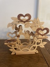 3 er Teelicht Blütenkranz mit