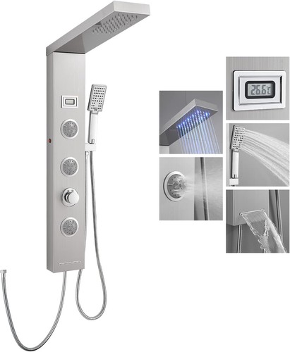 Duschpaneel led funktionen - duschpaneel,