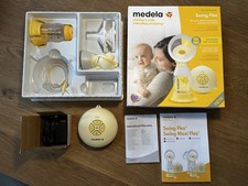 Medela Swing Flex Elektrische Milchpumpe Set + extra Zubehör