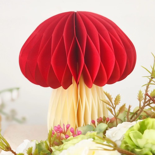 Papier pilz waben kugel - papier,