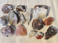 14 alte Mineralien als