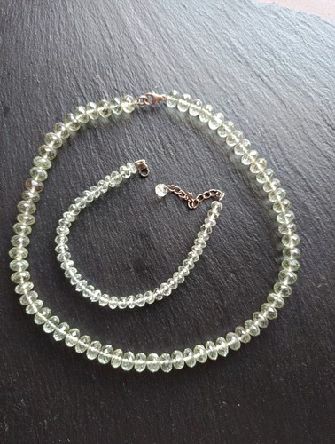 Prasiolith collier und - prasiolith, 42