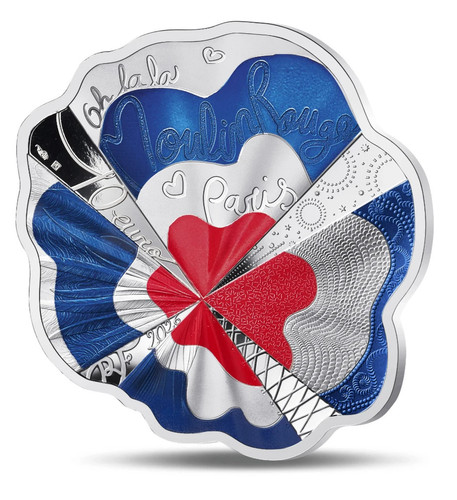Euro moulin rouge silber - rouge, pp