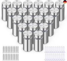 20 Stück Edelstahl Wand