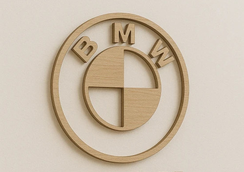 Holzlogo der wand - an,