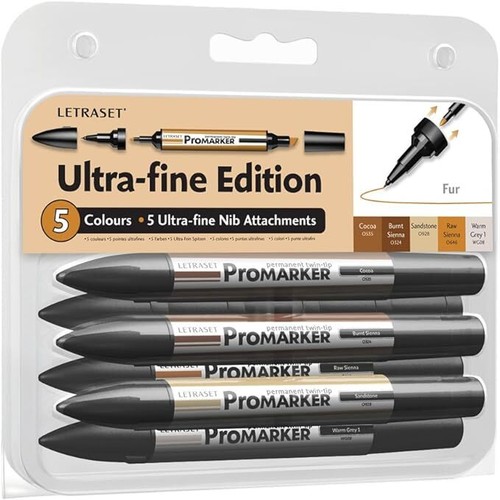 Letraset promarkers ultra fine - promarkers, ultra-fine