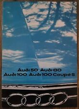 Audi 50/80/100/Coupe S (A) Prospekt/brochure/folleto/opuscolo/broszura/broschyr