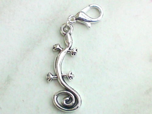 Charms anhänger gecko echse - charms,